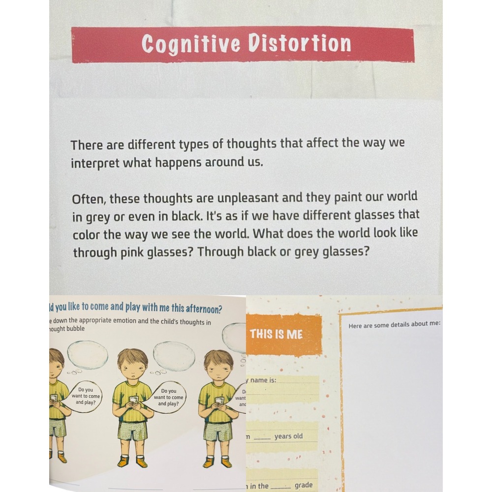 Its All About Me And My Emotions CBT Workbook Kids Therapy SEL Homeschool NEW - Picture 3 of 3